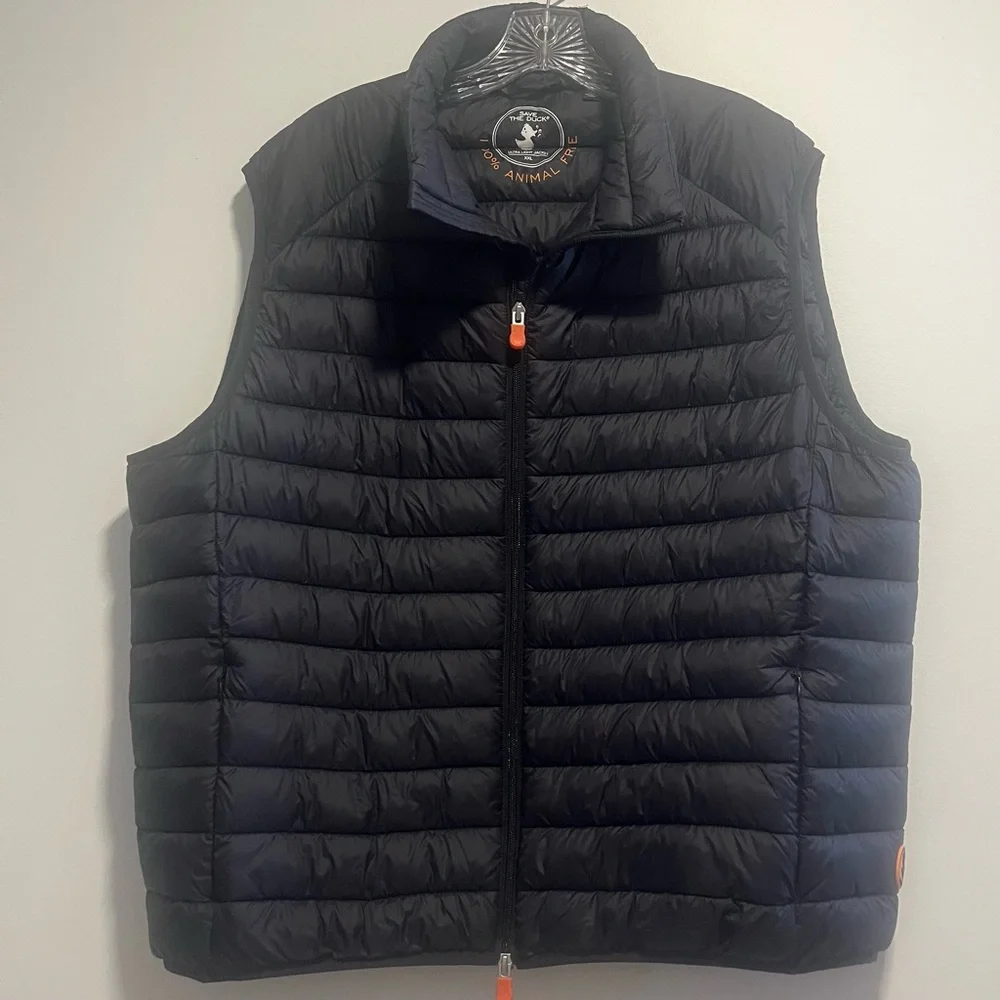 SAVE THE DUCK Quilted Puffer Lightweight Black Vest